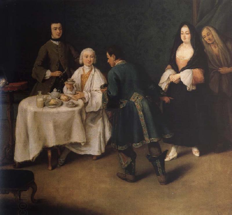 Pietro Longhi The visit in the lord China oil painting art